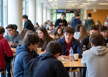 В университете